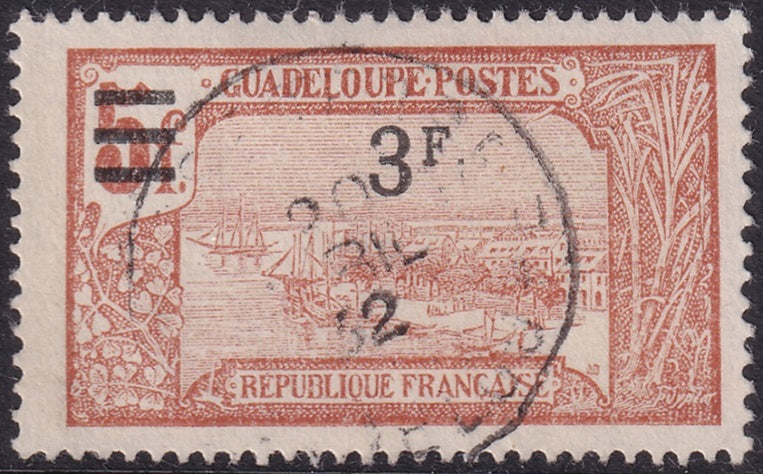 Guadeloupe 1924 Sc 95 used