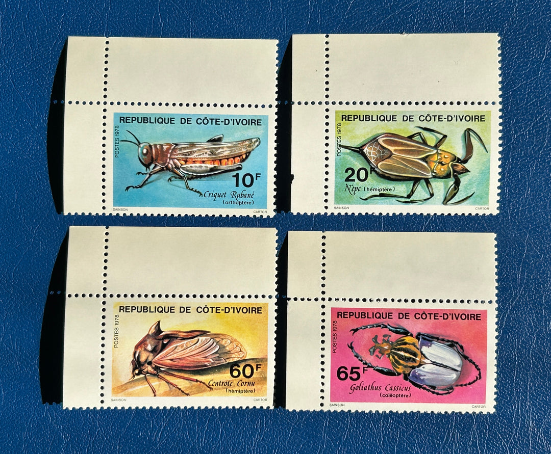 Ivory Coast - 1978 - Insects - MNH**