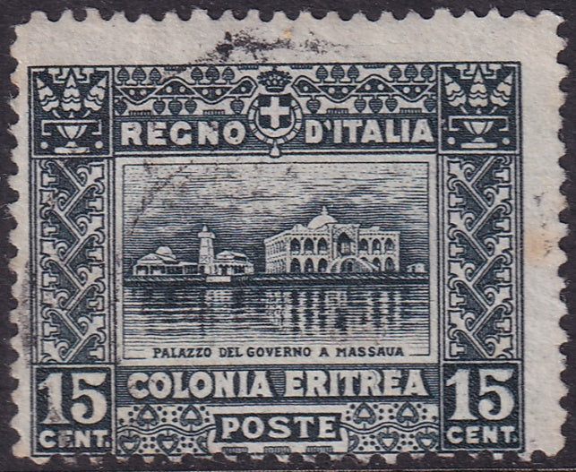 Eritrea 1910 Sc 47 used light toning spots