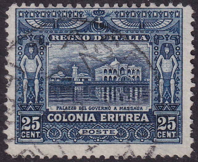 Eritrea 1910 Sc 48 used Asmara cancel