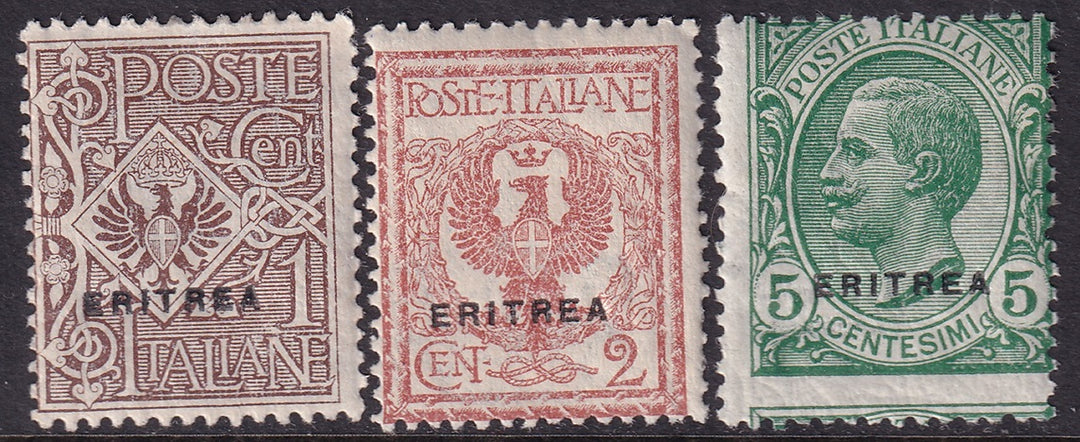 Eritrea 1924 Sc 88-90 set MH* some gum crazing