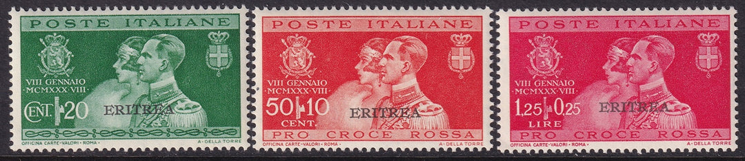 Eritrea 1930 Sc 116-8 set MNH**