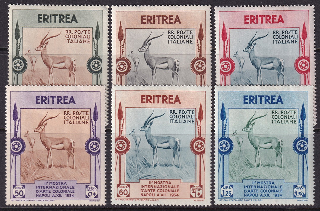 Eritrea 1934 Sc 175-80 set MH*