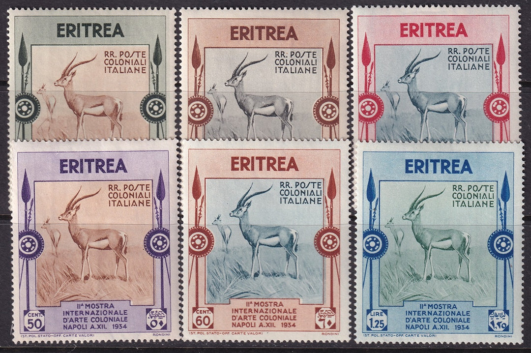 Eritrea 1934 Sc 175-80 set MH*