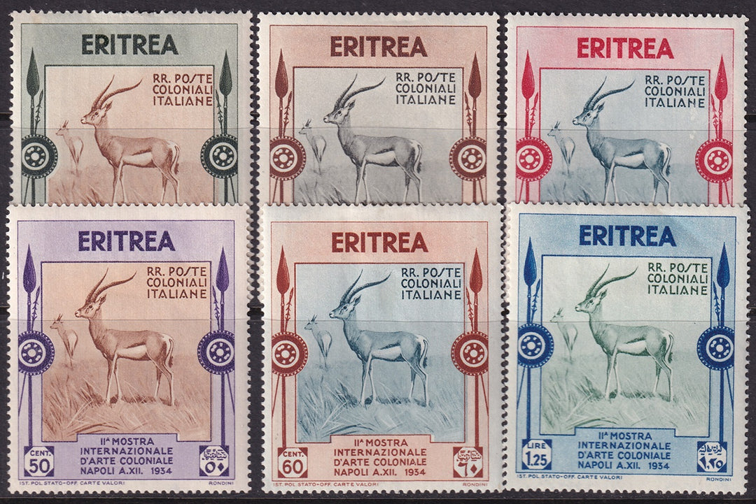 Eritrea 1934 Sc 175-80 set MH*