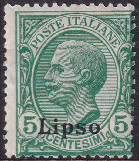 Italy Aegean Lisso 1912 Sc 2 MNH**