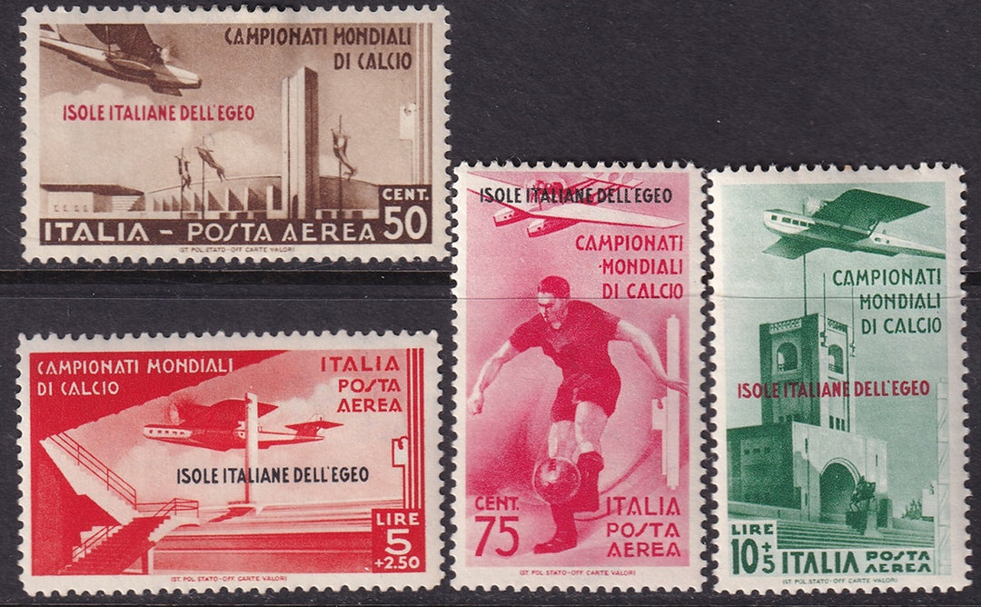 Italy Aegean 1934 Sc C28-31 air post set MH*