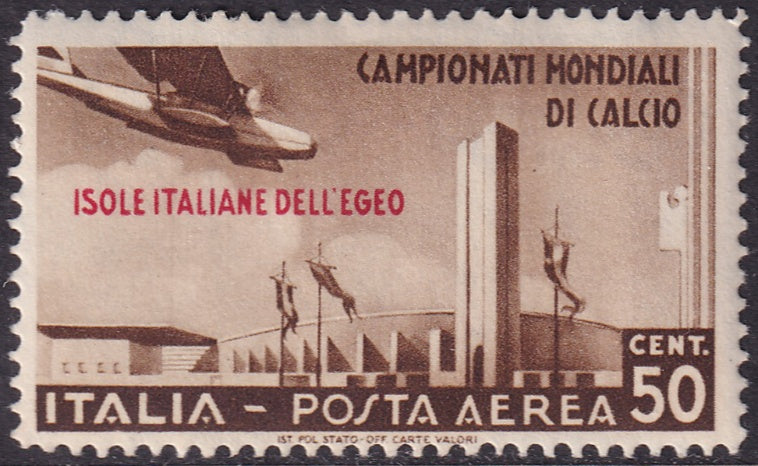 Italy Aegean 1934 Sc C28 air post MH*