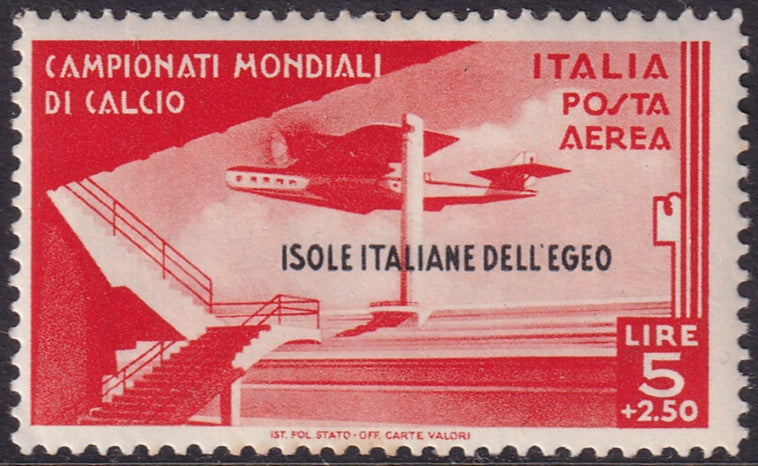 Italy Aegean 1934 Sc C30 air post MLH*