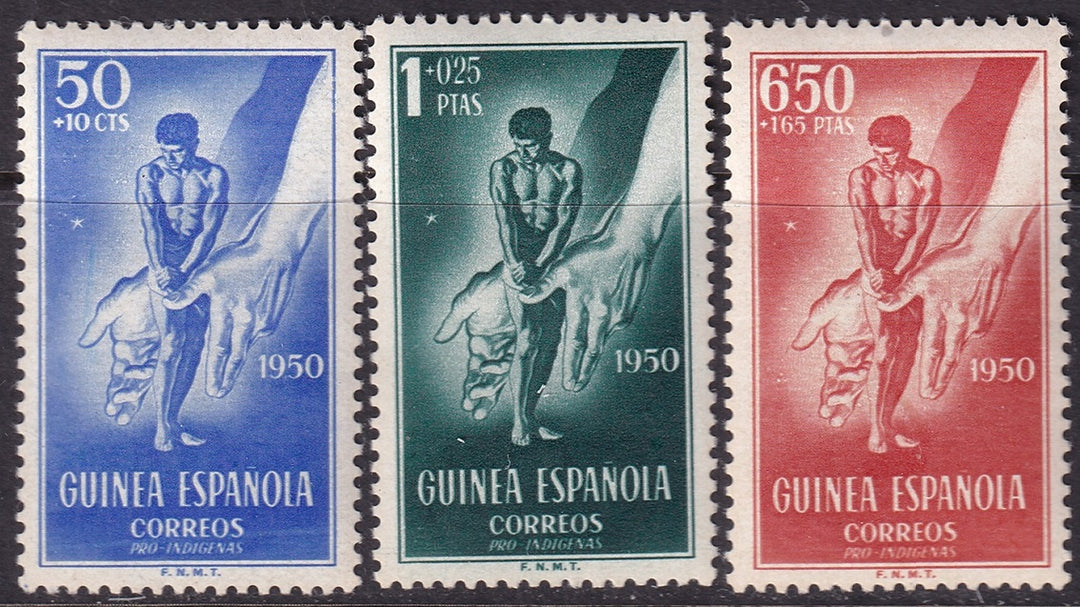 Spanish Guinea 1950 Sc B13-5 set MLH*