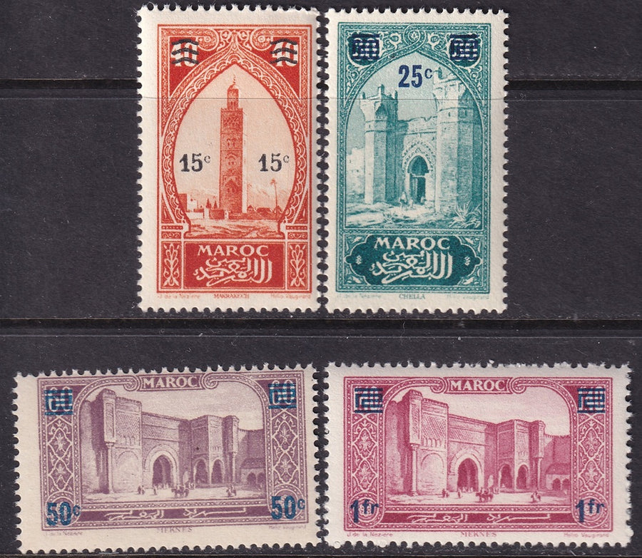 French Morocco 1930 Sc 120-3 set MNH**