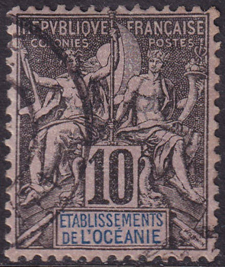 French Polynesia 1892 Sc 6 used