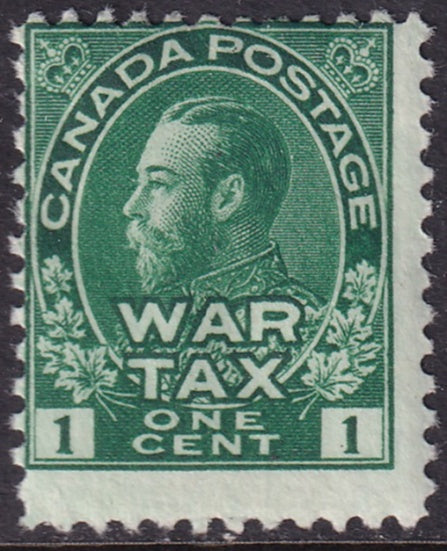 Canada 1915 Sc MR1 war tax MH* small thin