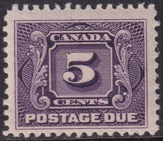 Canada 1928 Sc J4c postage due MH* writing on back