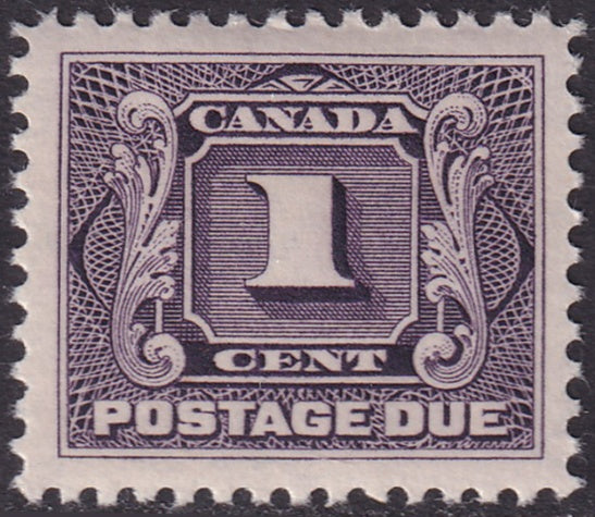 Canada 1906 Sc J1 postage due MH*