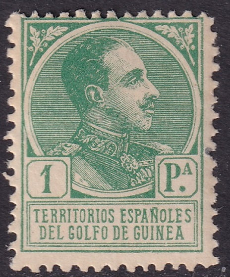 Spanish Guinea 1919 Sc 168 MNH** specimen (muestra)