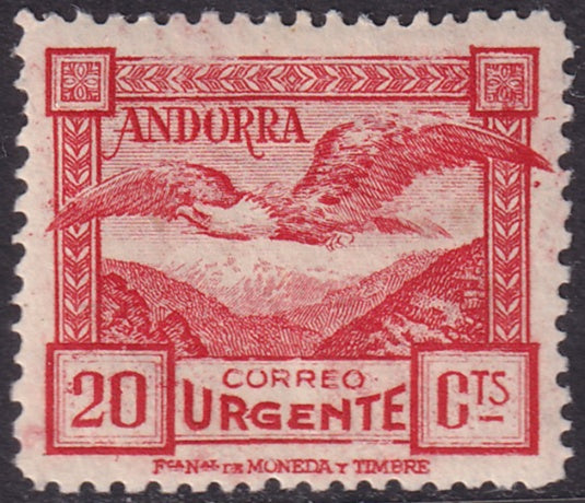 Andorra Spanish 1929 Sc E3 express MLH*