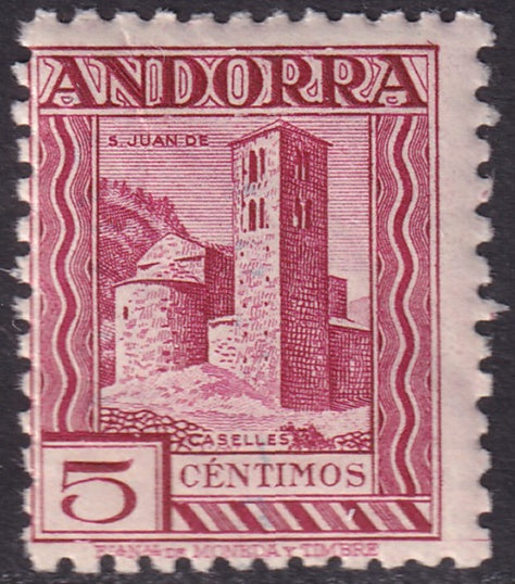 Andorra Spanish 1931 Sc 14a MNH**