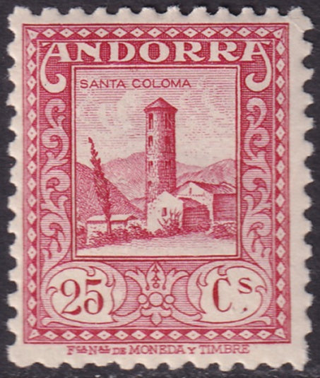 Andorra Spanish 1931 Sc 18a MNH**