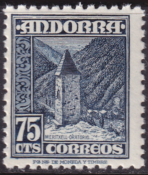 Andorra Spanish 1948 Sc 44 MNH**