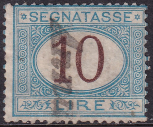 Italy 1874 Sc J19 postage due used Annullato cancel