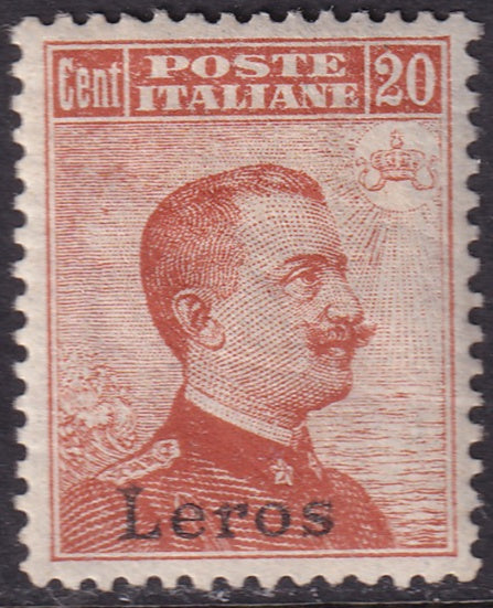 Italy Aegean Lero 1917 Sc 10 MH* some gum crazing