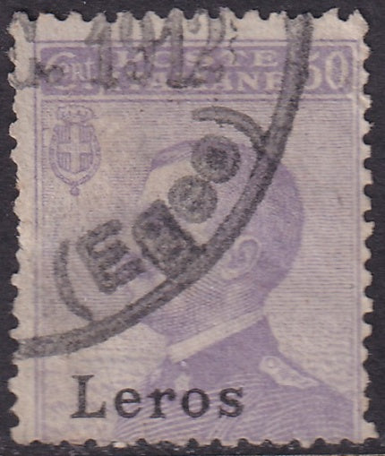 Italy Aegean Lero 1912 Sc 8 used some damaged perfs