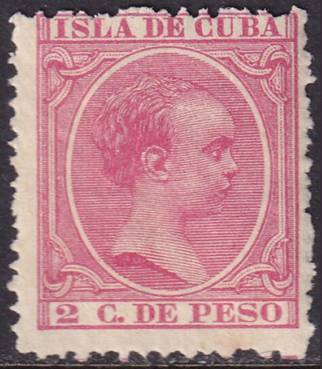 Cuba 1894 Sc 138 MNG(*) rough perfs