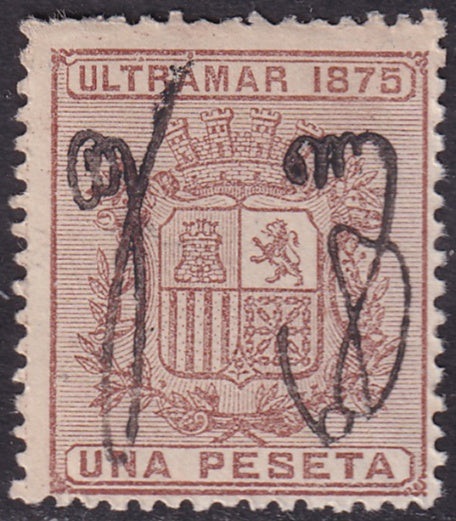 Puerto Rico 1875 Sc 7 MNG(*) some rough perfs