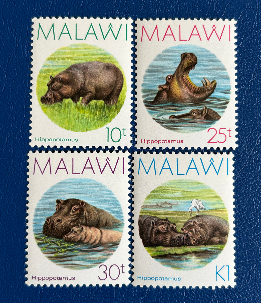Malawi - 1987 - Hippopotamuses (fauna) - MNH**