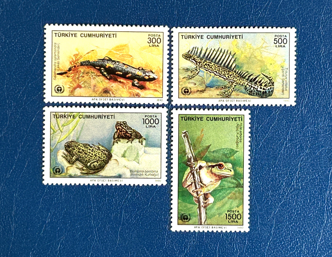 Turkey - 1990 - Amphibians - MNH** (fauna)