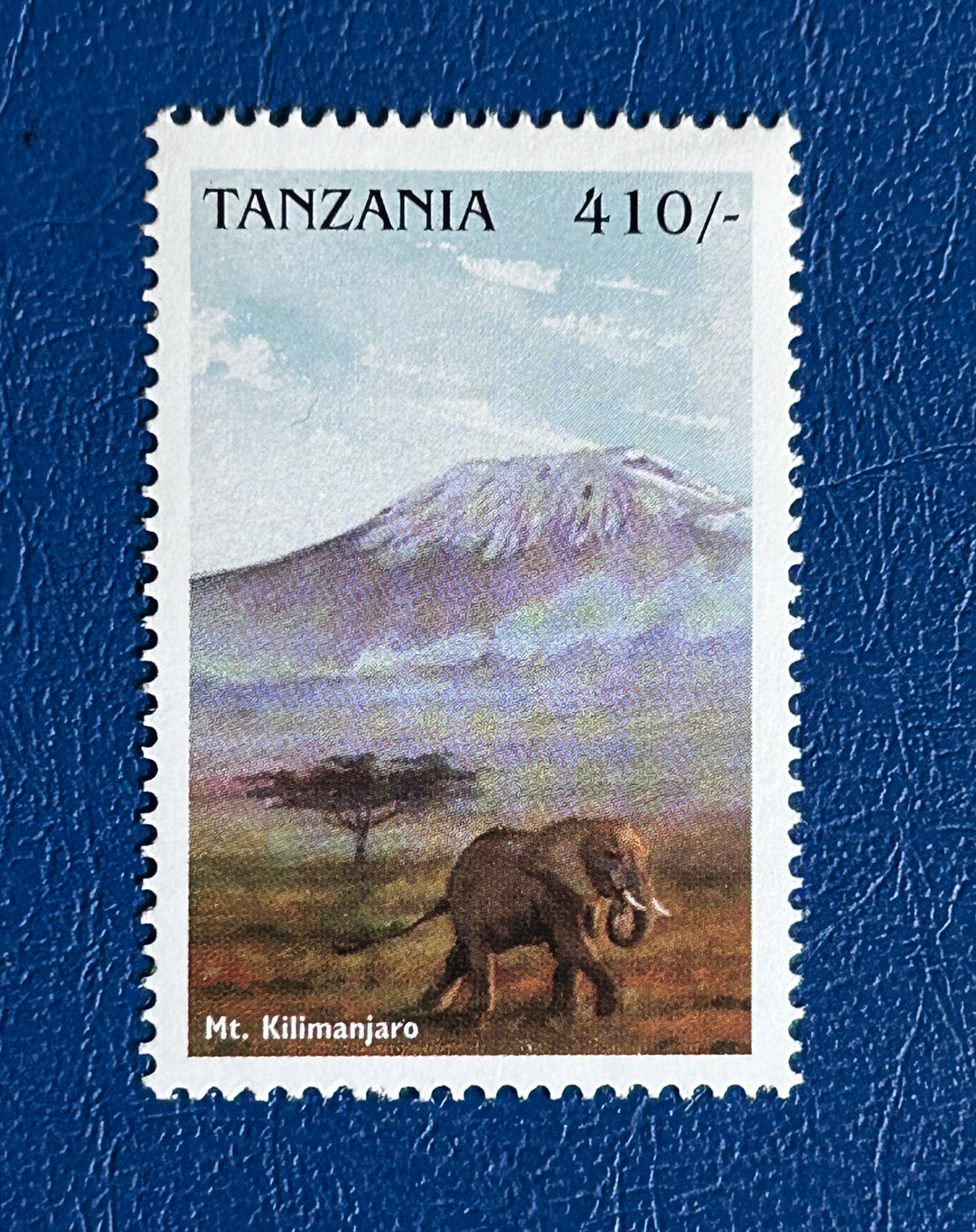 Tanzania - 1998 - Kilimanjaro with Elephant - MNH** (fauna)