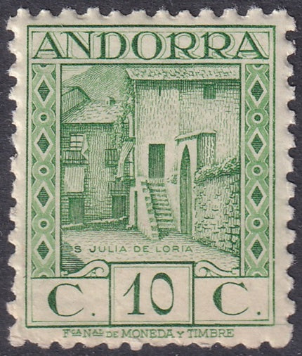 Andorra Spanish 1931 Sc 15a MNH** perf 11.5