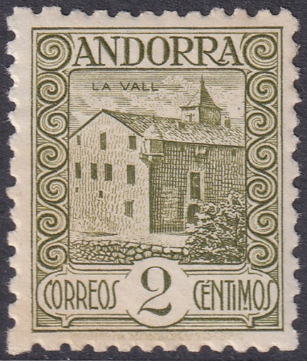 Andorra Spanish 1931 Sc 13a MNH** perf 11.5