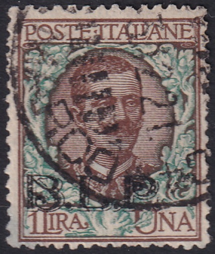 Italy 1922 Sc B16 BLP used some short perfs