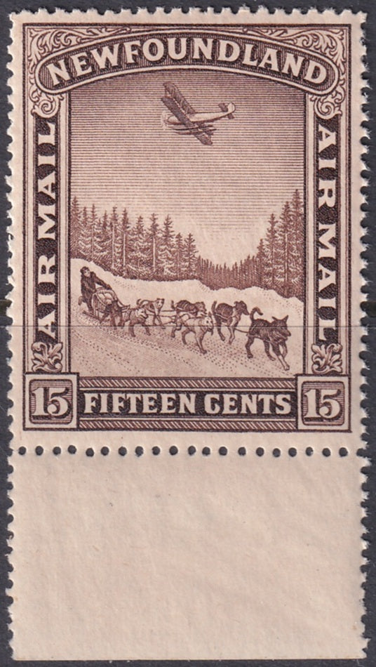 Newfoundland 1931 Sc C6 air post MNH** margin single