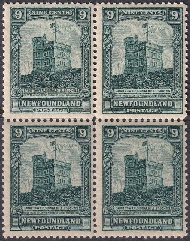 Newfoundland 1928 Sc 152 block MNH**