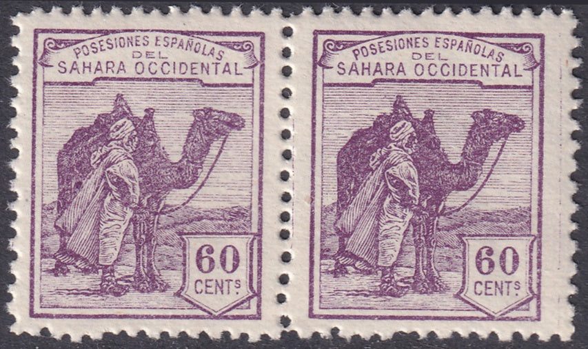 Spanish Sahara 1924 Sc 9 pair MNH**