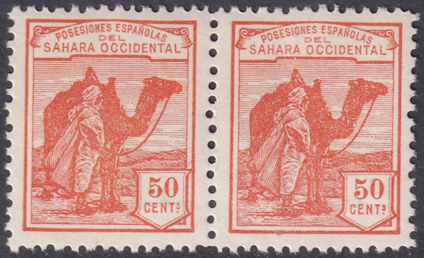Spanish Sahara 1924 Sc 8 pair MNH**