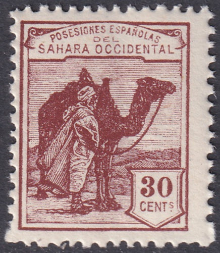 Spanish Sahara 1924 Sc 6 MNH** specimen (muestra) light crease