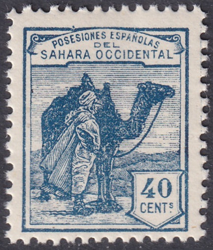 Spanish Sahara 1924 Sc 7 MNH** specimen (muestra) light crease