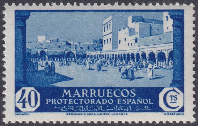 Spanish Morocco 1933 Sc 152 MNH**