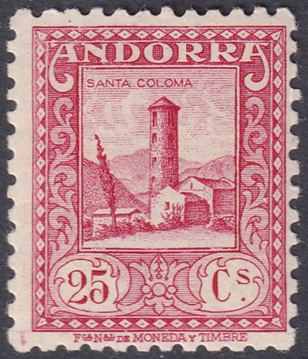 Andorra Spanish 1931 Sc 18a MNH** perf 11.5