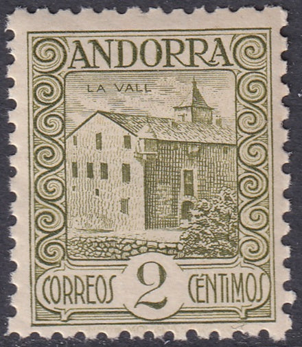 Andorra Spanish 1931 Sc 13a MNH** perf 11.5