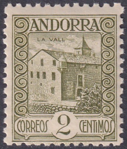 Andorra Spanish 1931 Sc 13a MNH** perf 11.5