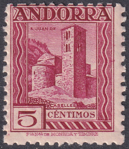 Andorra Spanish 1931 Sc 14a MNH** perf 11.5