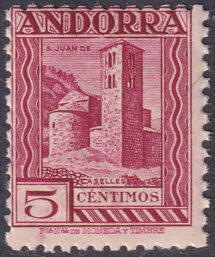 Andorra Spanish 1931 Sc 14a MNH** perf 11.5