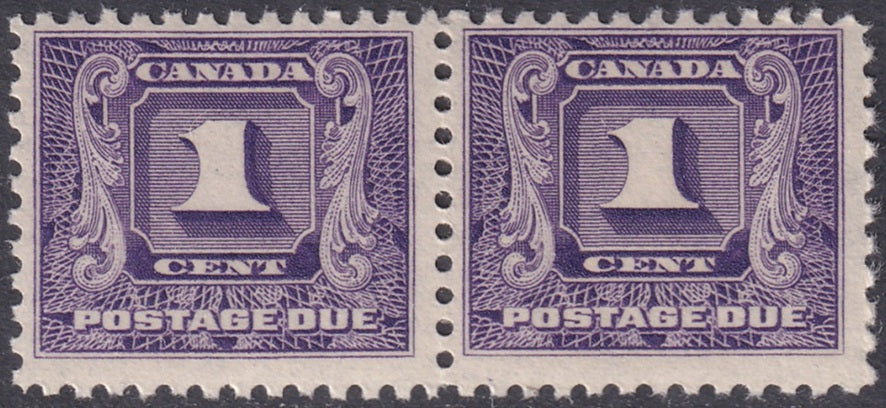 Canada 1930 Sc J6 postage due pair MNH**