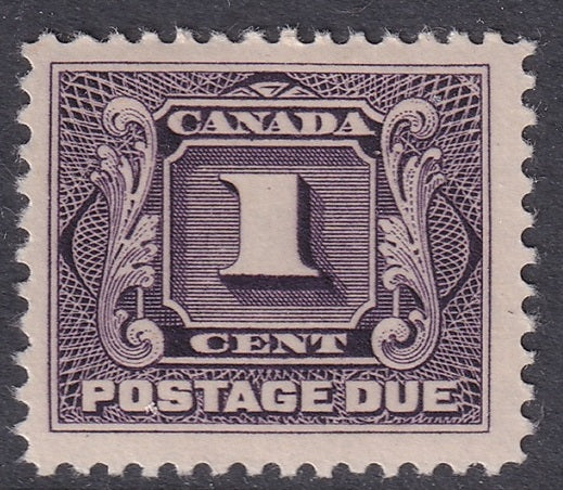 Canada 1928 Sc J1c postage due MLH* reddish violet
