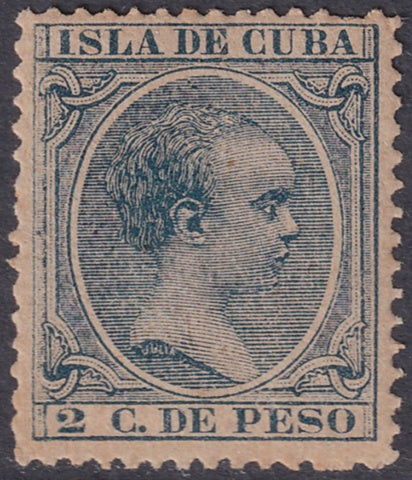 Spanish Antilles 1890 Sc 136 MNH** toning